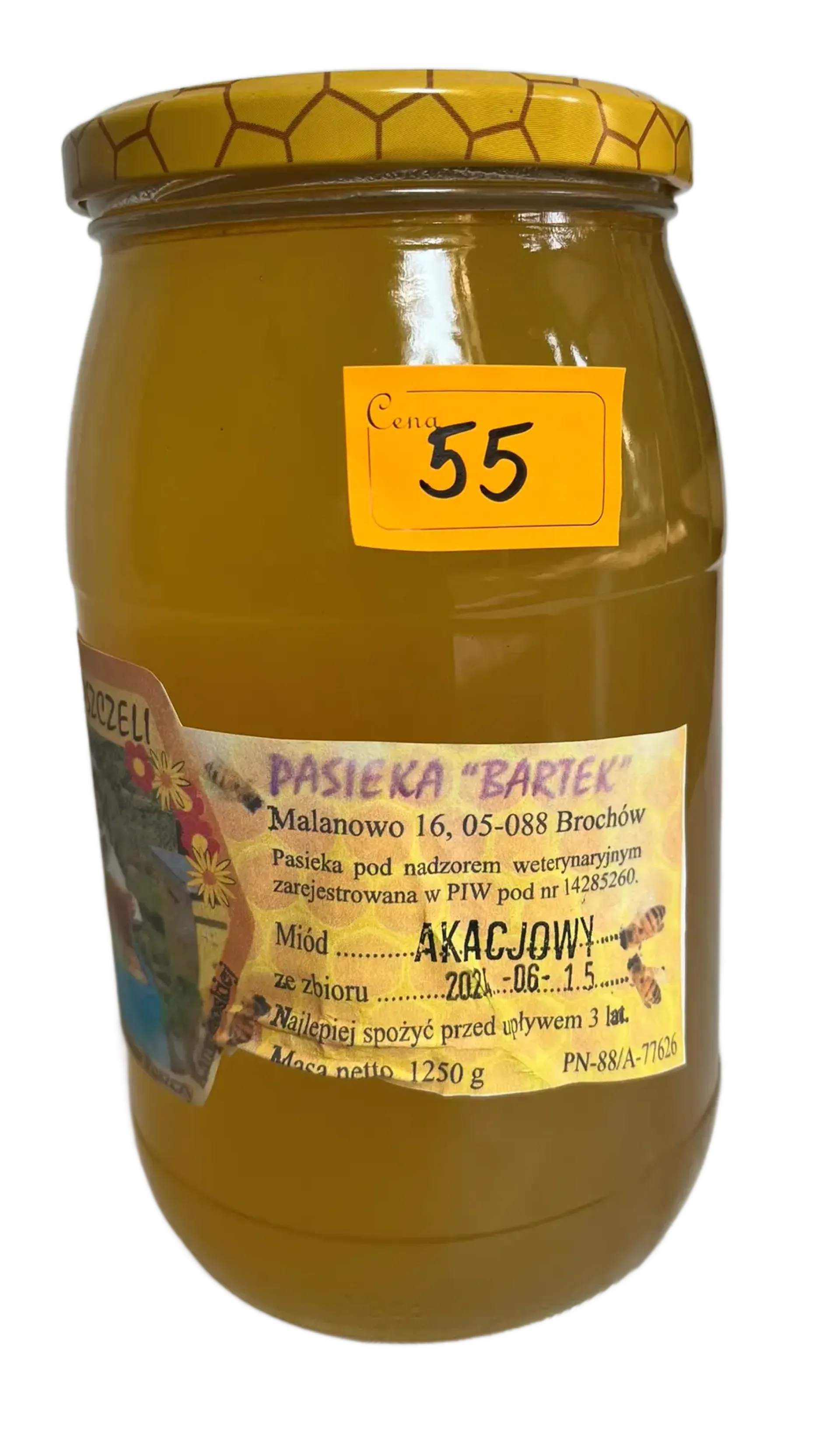 Miód akacjowy 1250g