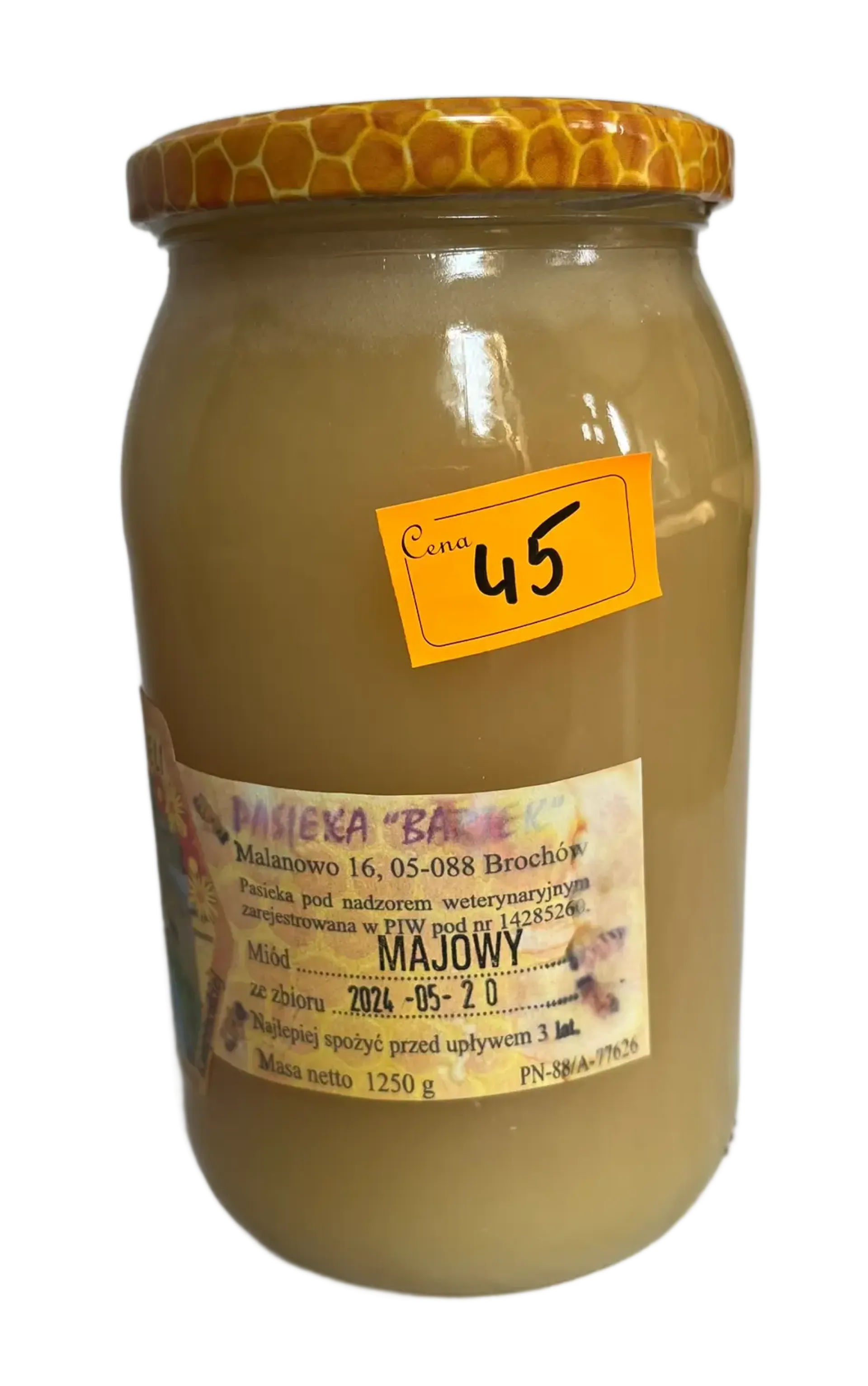 Miód majowy 1250g