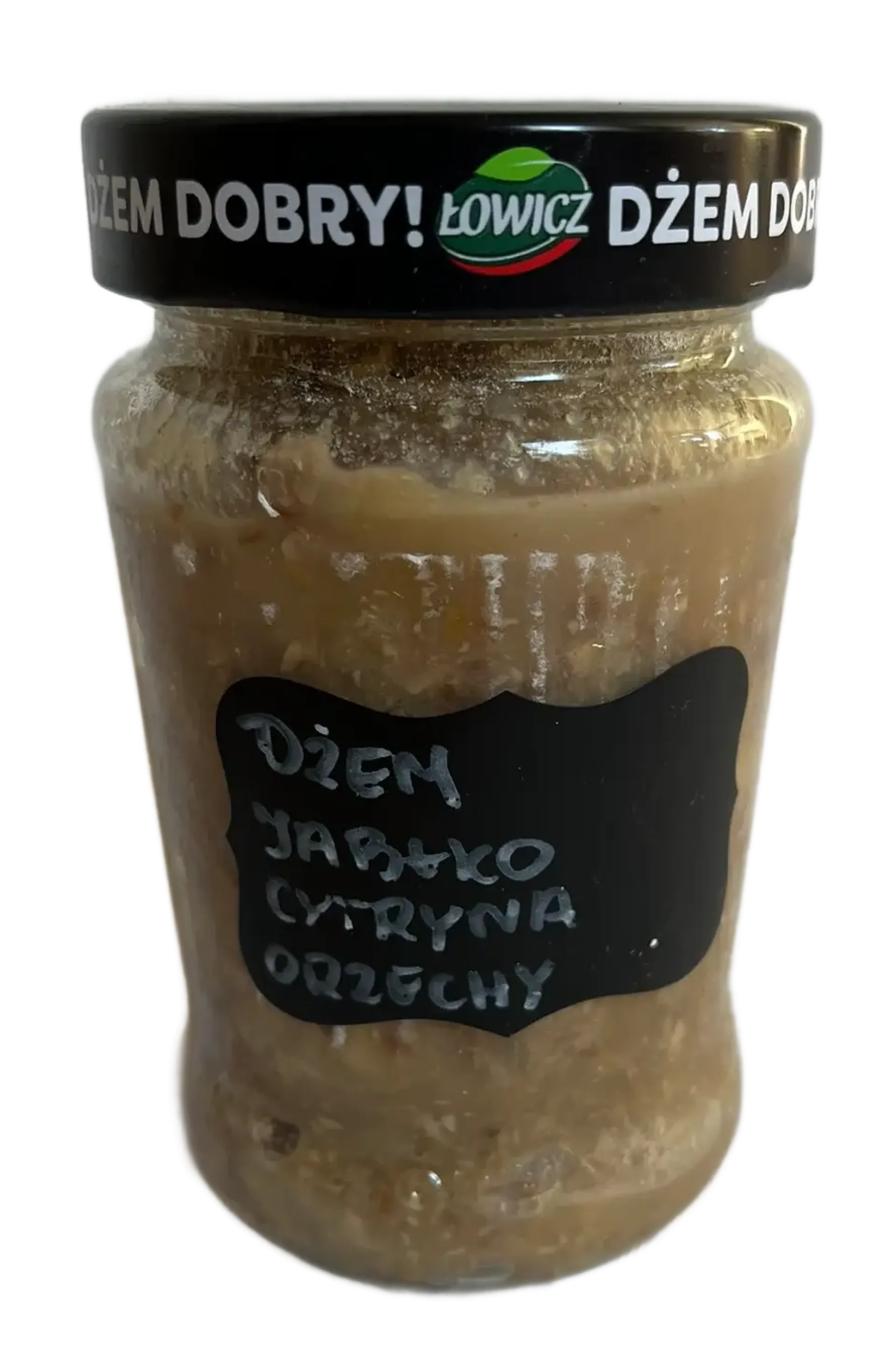 Dżem jabłko, cytryna, orzechy włoskie